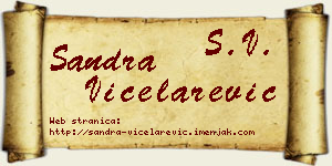Sandra Vicelarević vizit kartica